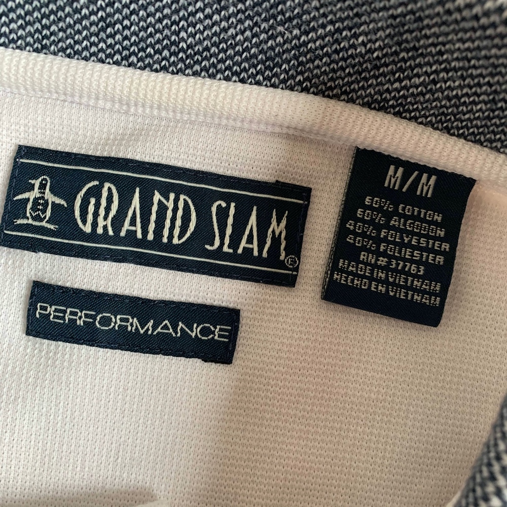 Men's Original Penguin Grand Slam White Polo, M - Picture 6 of 7